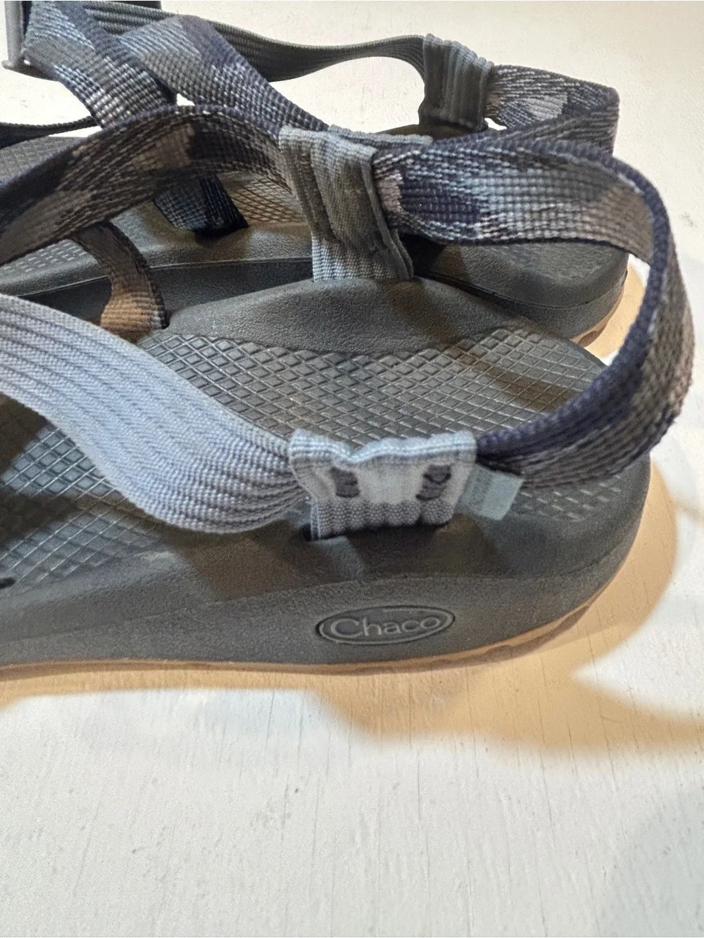 Chaco Z/1 Sport Sandals Gray Adjustable Strappy Outdoor Hiking Women’s Size 10